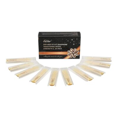 Eastar ERD-AS3F Alto Saxophone Reeds 3 Alto Sax Reed 10 Pack with Individual Plastic Case, Strength 3.0