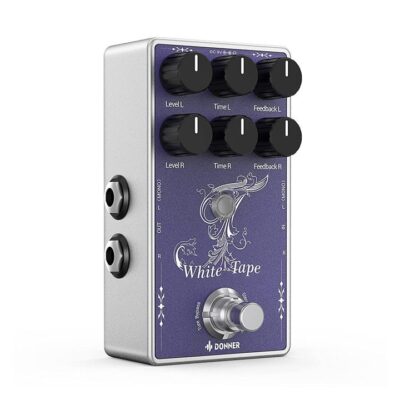 Donner Versatility Delay Pedal Time Effect Suits for Synthesizers/Guitars/Drum Machines