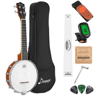 Donner DBU-200 4-String Banjolele 23 Inch