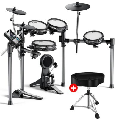 Donner Beat Electronic Drum Set - Drum + Black Throne