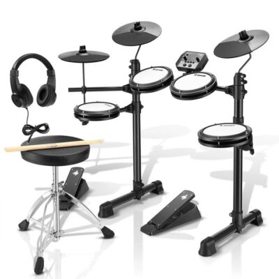 Donner DED-80 Best Electronic Drum Kit For Beginners - Black / Drum