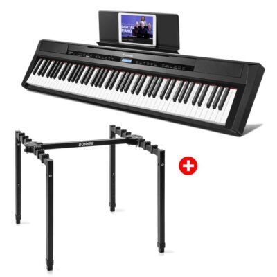 Donner DEP-20 Portable Keyboard Piano - Piano + Compact Stand