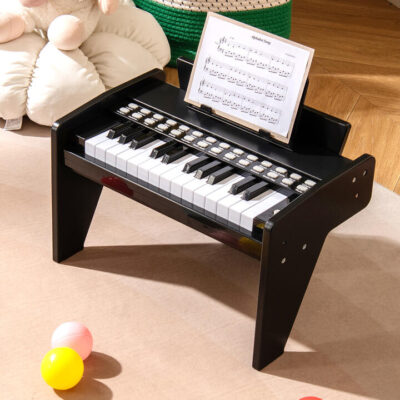 Keys Kids Piano Keyboard Mini Digital Piano Toy-Black