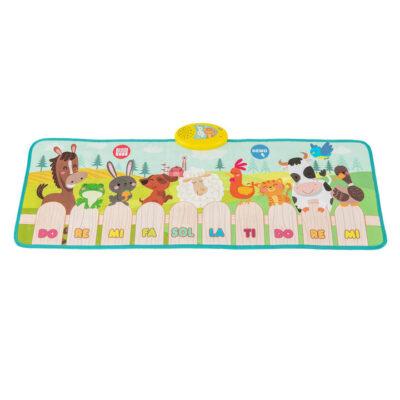 Floor Piano Mat for Toddlers with 10 Animal Sounds